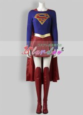 画像1: スーパーガール カーラ ダンバース/カーラ ゾー＝エル コスプレ衣装 コスチューム cosplay (1)