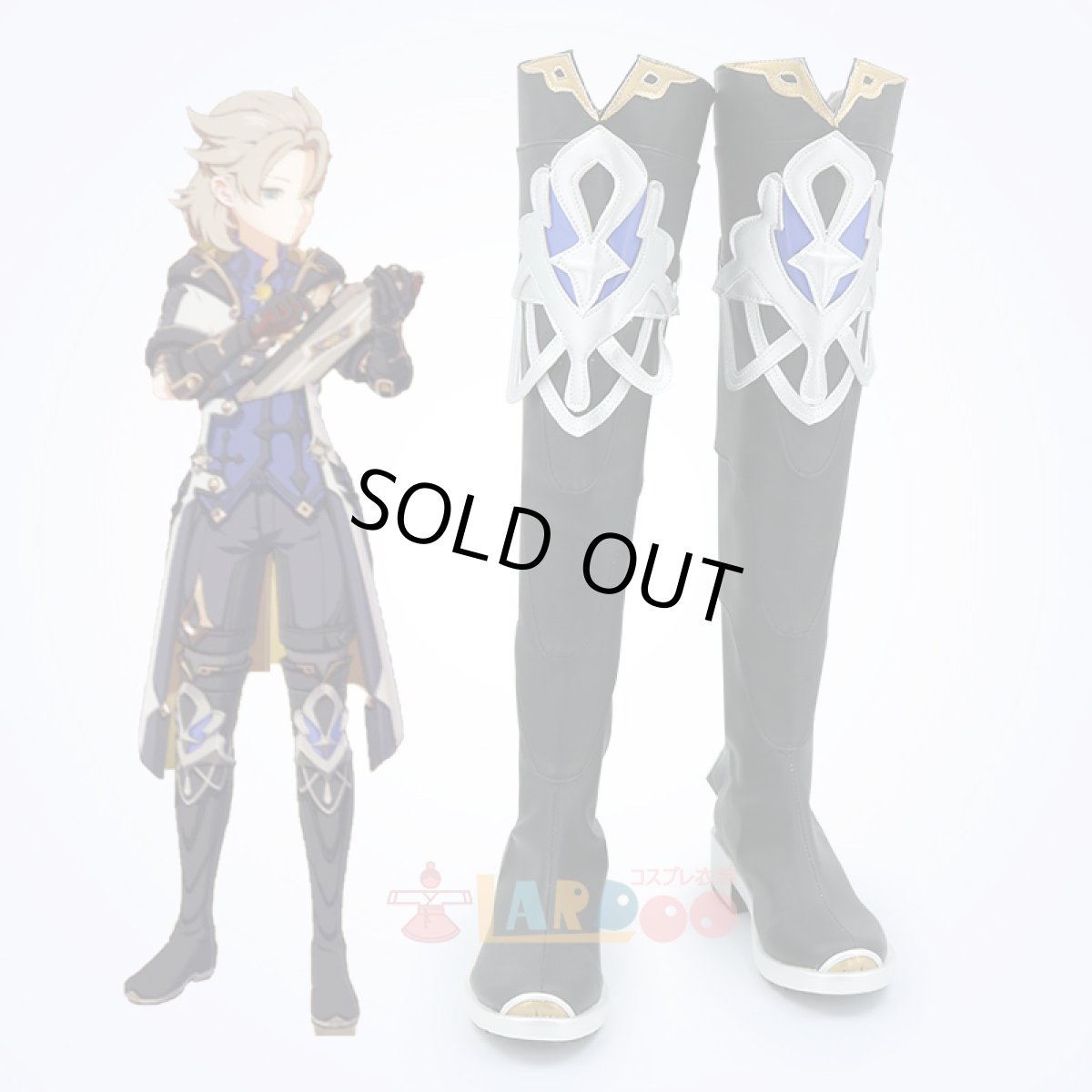 画像12: 【三分妄想1/3Delusion】原神 Genshin アルベド-Albedo コスプレ衣装/ブーツ コスチューム (12)