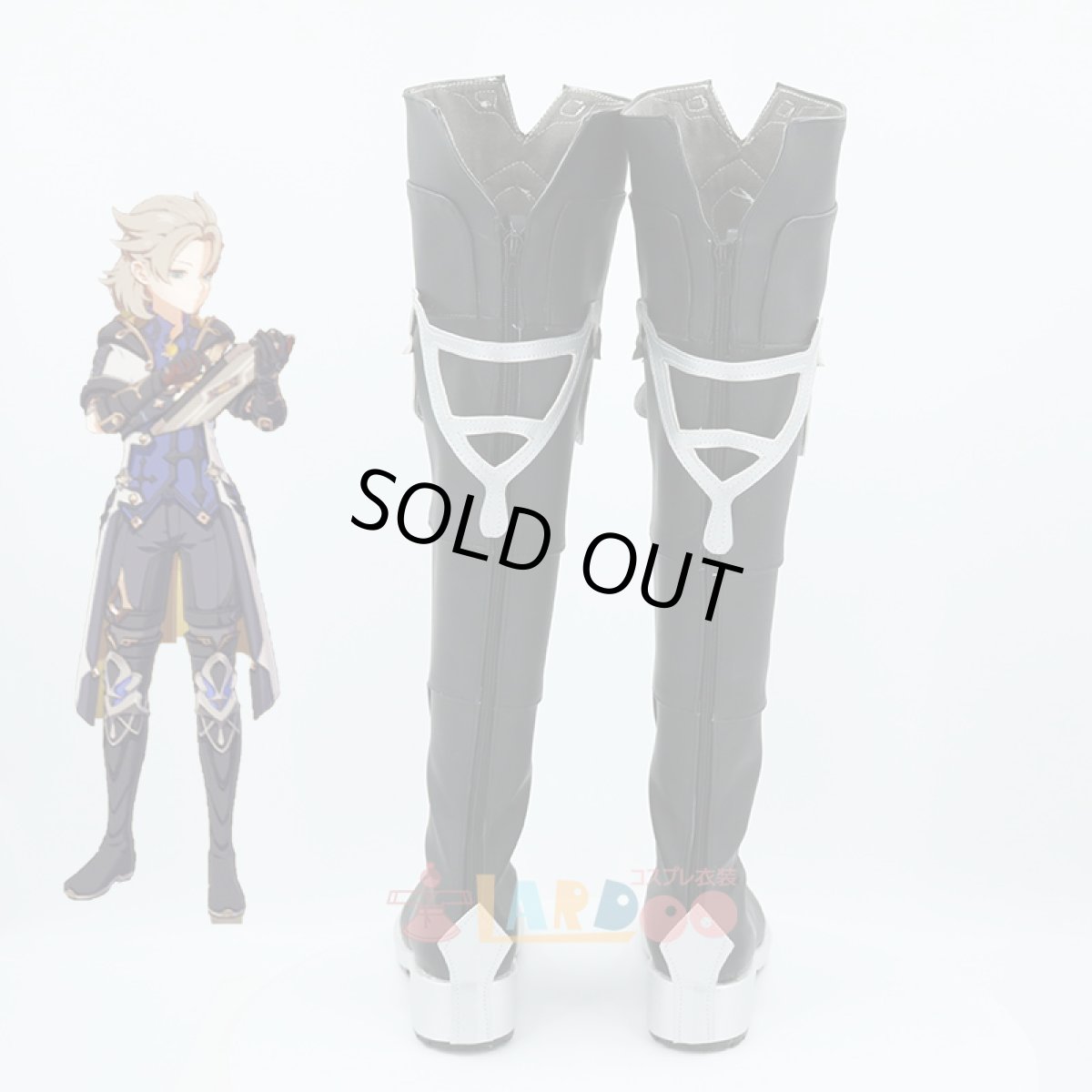 画像14: 【三分妄想1/3Delusion】原神 Genshin アルベド-Albedo コスプレ衣装/ブーツ コスチューム (14)