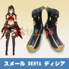 画像1: 原神 Genshin げんしん ディシア-Dehya コスプレ靴 コスプレブーツ コスチューム cosplay (1)