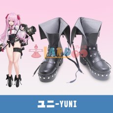 画像1: 勝利の女神：NIKKE ユニ-Yuni コスプレ靴/コスプレブーツ cosplay (1)