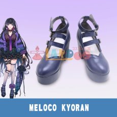 画像1: バーチャルYouTuber VTuber Meloco Kyoran-狂蘭メロコ コスプレ靴 コスプレブーツ コスチューム cosplay (1)