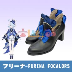 画像1: 原神 Genshin げんしん  フリーナ-Furina Focalors コスプレ靴/コスプレブーツ cosplay (1)