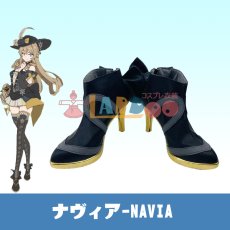 画像1: 原神 Genshin げんしん  ナヴィア-Navia コスプレ靴/コスプレブーツ cosplay (1)