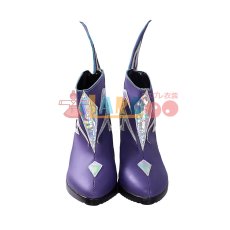 画像2: 原神 Genshin げんしん スカーク-Skirk コスプレ靴/コスプレブーツ cosplay (2)