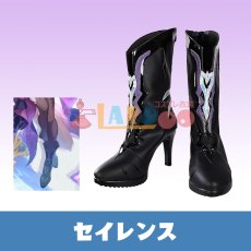 画像1: 崩壊スターレイル HonkaiStarRail セイレンス-Hysilens コスプレ靴 コスプレブーツ コスチューム cosplay (1)