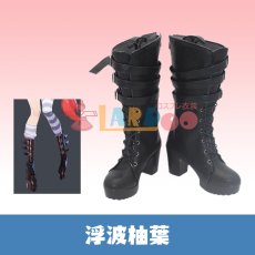 画像1: ゼンレスゾーンゼロ ゼンゼロ ZZZ 浮波柚葉 コスプレ靴/コスプレブーツ cosplay (1)