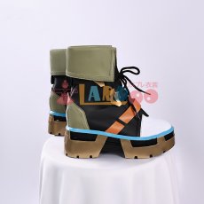画像4: 原神 Genshin げんしん ベネット-「燃えろ！ラクガキ大冒険」 コスプレ靴/コスプレブーツ cosplay (4)