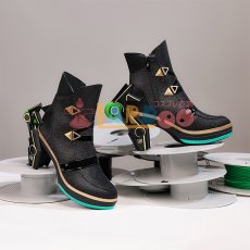 画像2: 鳴潮 メイチョウ Wuthering Waves リンネー-Lynae コスプレ靴/コスプレブーツ cosplay (2)