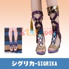 画像1: 鳴潮 メイチョウ Wuthering Waves シグリカ-Sigrika コスプレ靴/コスプレブーツ cosplay (1)