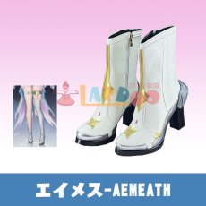 画像1: 鳴潮 メイチョウ Wuthering Waves エイメス-Aemeath ヒール7cm コスプレ靴/コスプレブーツ cosplay (1)