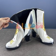 画像4: 鳴潮 メイチョウ Wuthering Waves エイメス-Aemeath ヒール7cm コスプレ靴/コスプレブーツ cosplay (4)