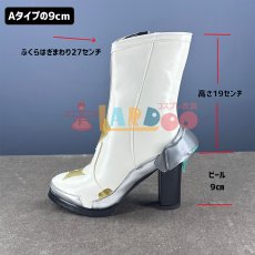 画像6: 鳴潮 メイチョウ Wuthering Waves エイメス-Aemeath ヒール7cm コスプレ靴/コスプレブーツ cosplay (6)