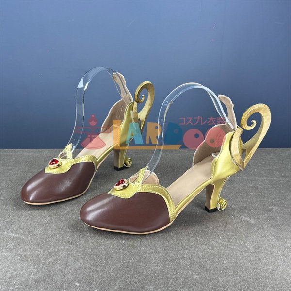 原神 アリス コスプレ 衣装 靴 lardoo 原神 Genshin 魔女会・コードA アリス-Alice ヒール10cm コスプレ靴