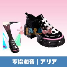 画像1: ゼンレスゾーンゼロ ゼンゼロ アリア「不協和音」 コスプレ靴 コスプレブーツ コスチューム cosplay (1)