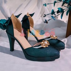 画像3: 崩壊スターレイル HonkaiStarRail ルアン・メェイ 「紙上に咲く雪梅」 コスプレ靴 コスプレブーツ コスチューム cosplay (3)