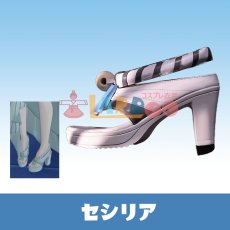 画像1: ゼンレスゾーンゼロ ゼンゼロ セシリア コスプレ靴/コスプレブーツ (1)