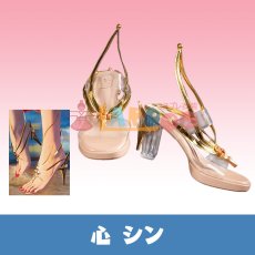 画像1: 鳴潮 メイチョウ Wuthering Waves 心 シン コスプレ靴/コスプレブーツ cosplay (1)