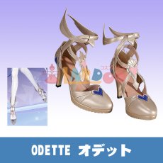 画像1: 原神 Genshin スネージナヤ Odette オデット コスプレ靴/コスプレブーツ (1)
