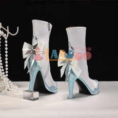 画像4: 原神 Genshin 氷神 アナスターシャ コスプレ靴 コスプレブーツ cosplay (4)