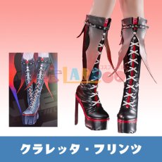 画像1: ゼンレスゾーンゼロ ゼンゼロ ZZZ  クラレッタ·フリンツ Claret Flint コスプレ靴/コスプレブーツ cosplay (1)