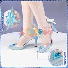 画像3: 原神 Genshin 氷神 アナスターシャ コスプレ靴 改良版 コスプレブーツ cosplay (3)