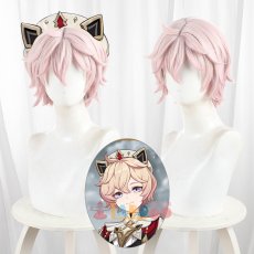 画像1: 原神 Genshin げんしん ダリア-Dahlia コスプレウィッグ 未セット ネット付き 耐熱 cosplay (1)