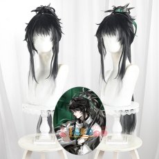 画像1: 鳴潮 メイチョウ Wuthering Waves 仇遠-きゅうえん コスプレウィッグ ネット付き 未カット未セット 耐熱 cosplay (1)