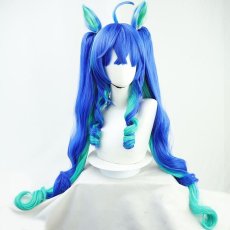 画像2: ウマ娘 プリティーダービー ツインターボ コスプレウィッグ 耳付き ネット付き 耐熱 cosplay (2)