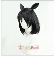 画像4: ウマ娘 プリティーダービー エイシンフラッシュ コスプレウィッグ 耳付き ネット付き 耐熱 cosplay (4)