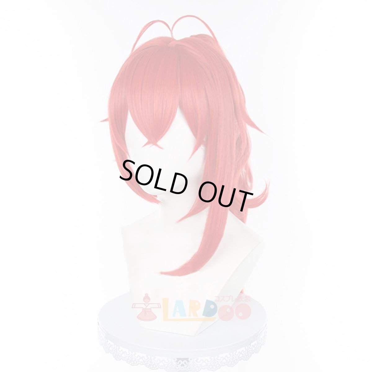 画像4: 原神 Genshin げんしん ディルック・ラグヴィンド ポニーテール コスプレウィッグ ネット付き 耐熱 cosplay (4)