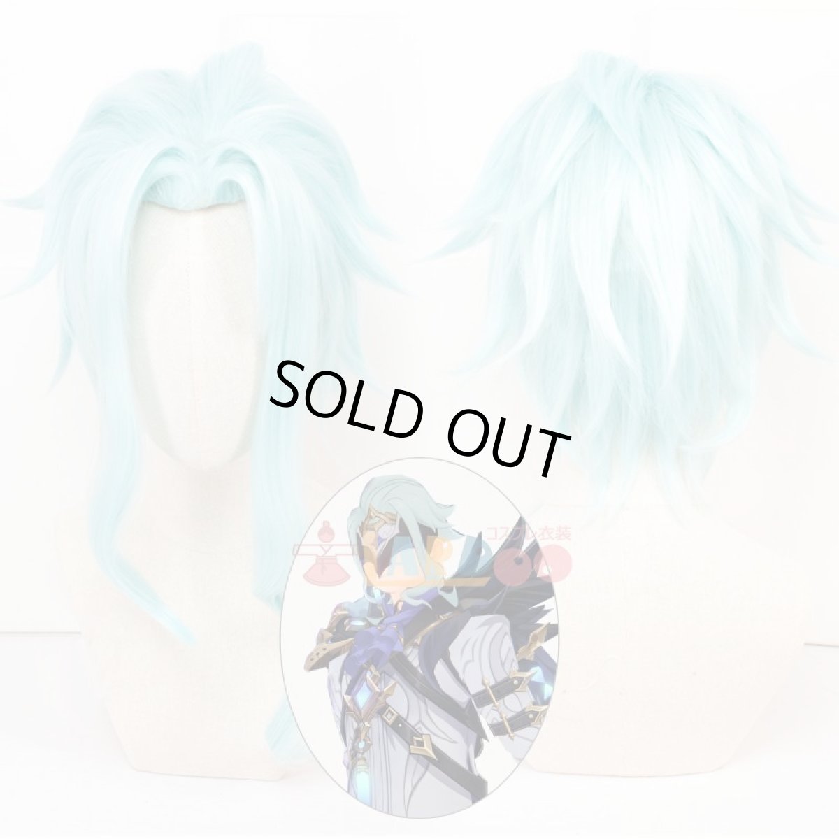 画像1: 原神 Genshin  ファトゥス 「博士」ドットーレ-Dottore コスプレウィッグ ネット付き 耐熱 cosplay (1)