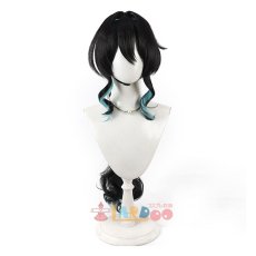 画像2: 崩壊スターレイル HonkaiStarRail ルアン・メェイ「紙上に咲く雪梅」 コスプレウィッグ 団子セット済み ネット付き 耐熱 cosplay (2)