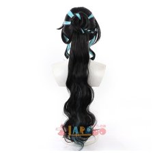 画像5: 崩壊スターレイル HonkaiStarRail ルアン・メェイ「紙上に咲く雪梅」 コスプレウィッグ 団子セット済み ネット付き 耐熱 cosplay (5)