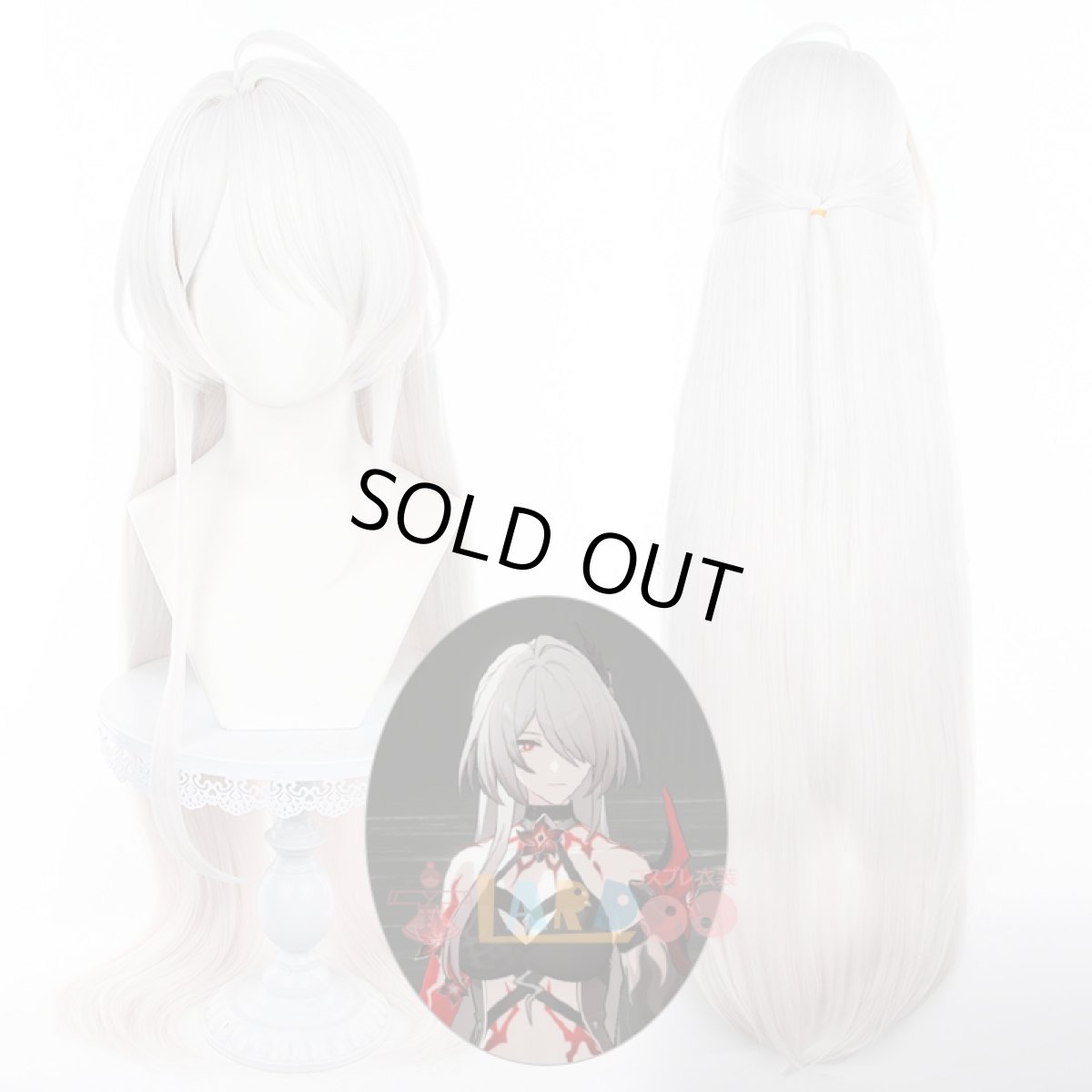 画像1: 崩壊スターレイル HonkaiStarRail 黄泉-Acheron コスプレウィッグ 使令版 ネット付き 耐熱 cosplay (1)