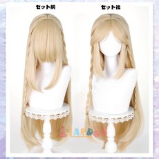 画像6: 鳴潮 メイチョウ Wuthering Waves カルテジア-Cartethyia コスプレウィッグ ネット付き 耐熱 cosplay (6)