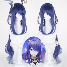 画像1: 原神 Genshin げんしん ラウマ-Lauma コスプレウィッグ 未セット ネット付き 耐熱 cosplay (1)
