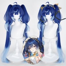 画像1: 鳴潮 メイチョウ Wuthering Waves ユーノ-IUNO コスプレウィッグ ネット付き 未カット未セット 耐熱 cosplay (1)