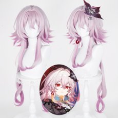 画像1: 崩壊スターレイル HonkaiStarRail 三月なのか 長夜月-Evernight コスプレウィッグ 未セット ネット付き 耐熱  (1)