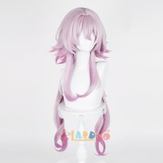 画像2: 崩壊スターレイル HonkaiStarRail 三月なのか 長夜月-Evernight コスプレウィッグ 未セット ネット付き 耐熱  (2)
