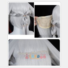 画像6: ゼンレスゾーンゼロ ZenlessZoneZero 葉瞬光-よう しゅんこう コスプレウィッグ 白Ver 未セット ネット付き 耐熱 cosplay (6)