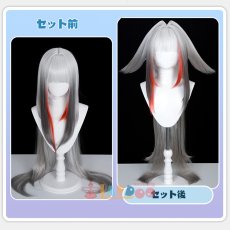画像7: ゼンレスゾーンゼロ ZenlessZoneZero 葉瞬光-よう しゅんこう コスプレウィッグ 白Ver 未セット ネット付き 耐熱 cosplay (7)