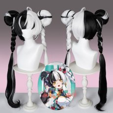 画像1: ゼンレスゾーンゼロ ZenlessZoneZero ダイアリン-Dialyn コスプレウィッグ 未セット ネット付き 耐熱 cosplay (1)