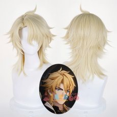 画像1: 原神 Genshin ファルカ-Varka コスプレウィッグ ネット付き 未セット未カット 耐熱 cosplay (1)