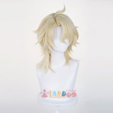 画像2: 原神 Genshin ファルカ-Varka コスプレウィッグ ネット付き 未セット未カット 耐熱 cosplay (2)