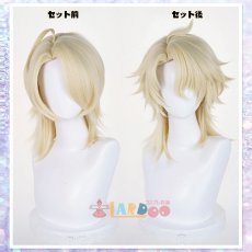 画像5: 原神 Genshin ファルカ-Varka コスプレウィッグ ネット付き 未セット未カット 耐熱 cosplay (5)