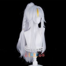 画像3: 原神 Genshin 兹白-シハク コスプレウィッグ ネット付き 未セット未カット 耐熱 cosplay (3)