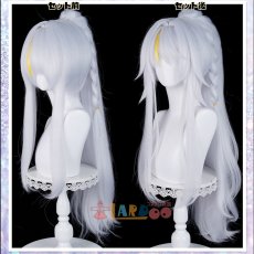 画像6: 原神 Genshin 兹白-シハク コスプレウィッグ ネット付き 未セット未カット 耐熱 cosplay (6)
