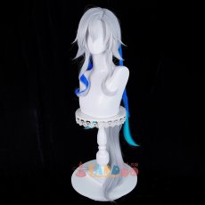 画像5: 原神 Genshin ヌヴィレット-「メリュジーヌの贈り物」 コスプレウィッグ ネット付き 未セット未カット 耐熱 cosplay (5)