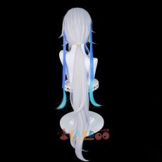 画像3: 原神 Genshin ヌヴィレット-「メリュジーヌの贈り物」 コスプレウィッグ ネット付き 未セット未カット 耐熱 cosplay (3)